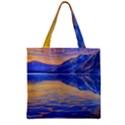 Dramatic Sunset Zipper Grocery Tote Bag View1