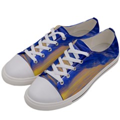 Dramatic Sunset Women s Low Top Canvas Sneakers by GardenOfOphir