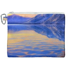 Dramatic Sunset Canvas Cosmetic Bag (xxl) by GardenOfOphir