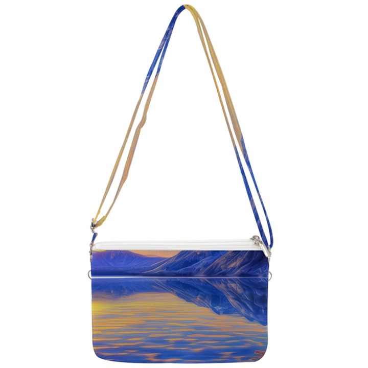 Dramatic Sunset Double Gusset Crossbody Bag