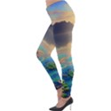 Exquisite Sunset Lightweight Velour Leggings View3