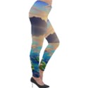 Exquisite Sunset Lightweight Velour Leggings View4