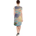 Exquisite Sunset Cap Sleeve Midi Dress View2