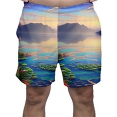 Exquisite Sunset Men s Shorts by GardenOfOphir