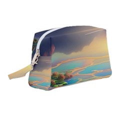 Exquisite Sunset Wristlet Pouch Bag (medium) by GardenOfOphir