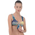 Exquisite Sunset Front Tie Bikini Top View1