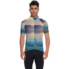 Exquisite Sunset Men s Short Sleeve Cycling Jersey by GardenOfOphir