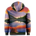 Flaming Sunset Men s Zipper Hoodie View2