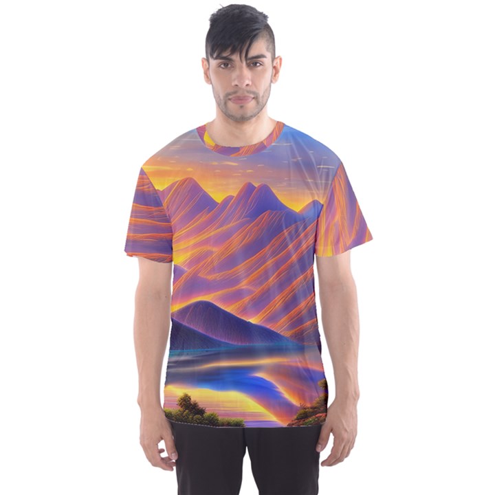 Great Sunset Men s Sport Mesh Tee