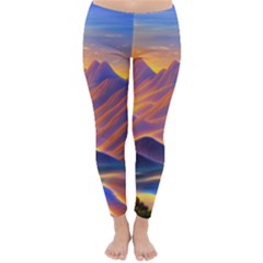 Great Sunset Classic Winter Leggings by GardenOfOphir