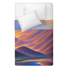 Great Sunset Duvet Cover Double Side (single Size) by GardenOfOphir