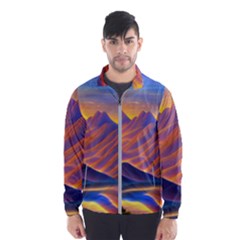 Great Sunset Men s Windbreaker by GardenOfOphir