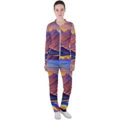 Great Sunset Casual Jacket And Pants Set by GardenOfOphir