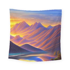 Great Sunset Square Tapestry (small) by GardenOfOphir