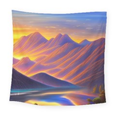 Great Sunset Square Tapestry (large) by GardenOfOphir