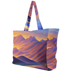 Great Sunset Simple Shoulder Bag by GardenOfOphir