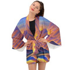 Great Sunset Long Sleeve Kimono by GardenOfOphir