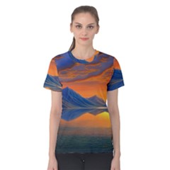 Glorious Sunset Women s Cotton Tee