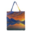 Glorious Sunset Grocery Tote Bag View2