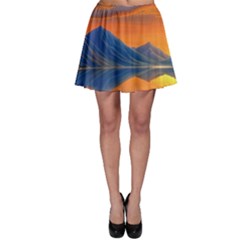 Glorious Sunset Skater Skirt by GardenOfOphir