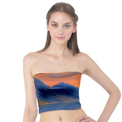 Glorious Sunset Tube Top by GardenOfOphir