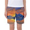 Glorious Sunset Women s Basketball Shorts View1