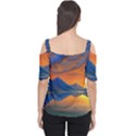 Glorious Sunset Cutout Shoulder Tee View2