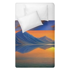 Glorious Sunset Duvet Cover Double Side (single Size) by GardenOfOphir