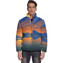 Glorious Sunset Men s Puffer Bubble Jacket Coat