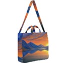 Glorious Sunset Square Shoulder Tote Bag View2