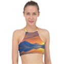 Glorious Sunset Racer Front Bikini Top View1