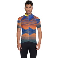 Glorious Sunset Men s Short Sleeve Cycling Jersey by GardenOfOphir