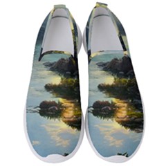 Incredible Sunset Men s Slip On Sneakers by GardenOfOphir