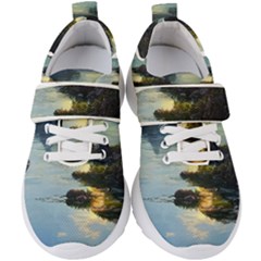 Incredible Sunset Kids  Velcro Strap Shoes by GardenOfOphir