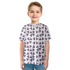 Happy Hound Funny Cute Gog Pattern Kids  Sport Mesh Tee