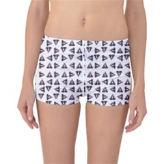 Happy Hound Funny Cute Gog Pattern Reversible Boyleg Bikini Bottoms by dflcprintsclothing