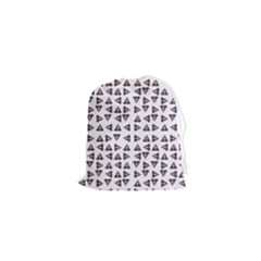 Happy Hound Funny Cute Gog Pattern Drawstring Pouch (xs) by dflcprintsclothing