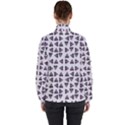 Happy Hound Funny Cute Gog Pattern Women s High Neck Windbreaker View2