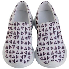 Happy Hound Funny Cute Gog Pattern Kids Lightweight Slip Ons by dflcprintsclothing