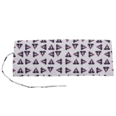 Happy Hound Funny Cute Gog Pattern Roll Up Canvas Pencil Holder (s) by dflcprintsclothing