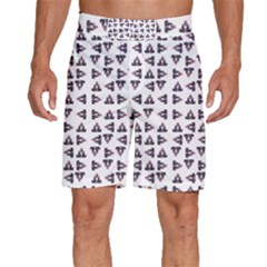 Happy Hound Funny Cute Gog Pattern Men s Beach Shorts by dflcprintsclothing