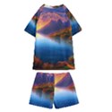 Immaculate Sunset Kids  Swim Tee and Shorts Set View2