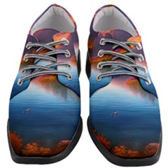 Immaculate Sunset Women Heeled Oxford Shoes by GardenOfOphir