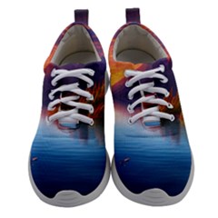 Immaculate Sunset Women Athletic Shoes by GardenOfOphir