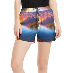 Immaculate Sunset Women s Runner Shorts