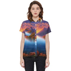 Immaculate Sunset Short Sleeve Pocket Shirt