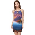 Immaculate Sunset Summer Tie Front Dress View1