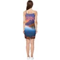 Immaculate Sunset Summer Tie Front Dress View2