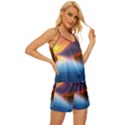 Immaculate Sunset Satin Pajama Short Set View3