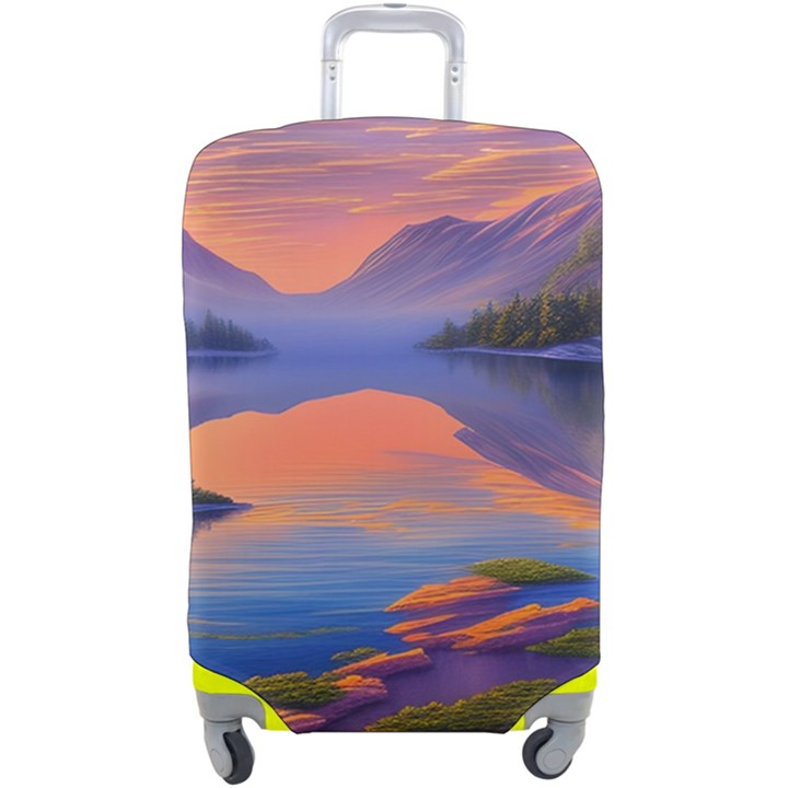 Loveliest Sunset Luggage Cover (Large)